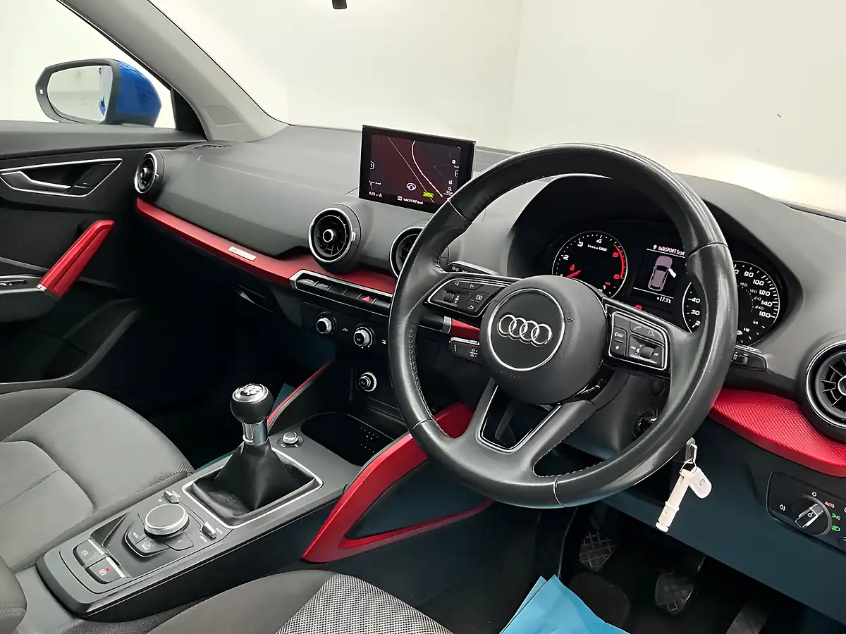 Used 2018 Audi Q2 Sport Blue - Interior and Exterior details 9