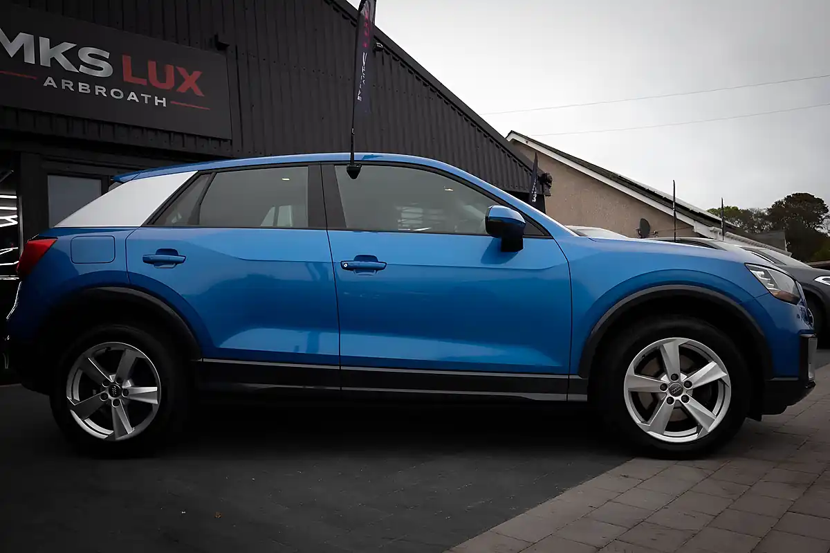 Used 2018 Audi Q2 Sport Blue - Interior and Exterior details 3