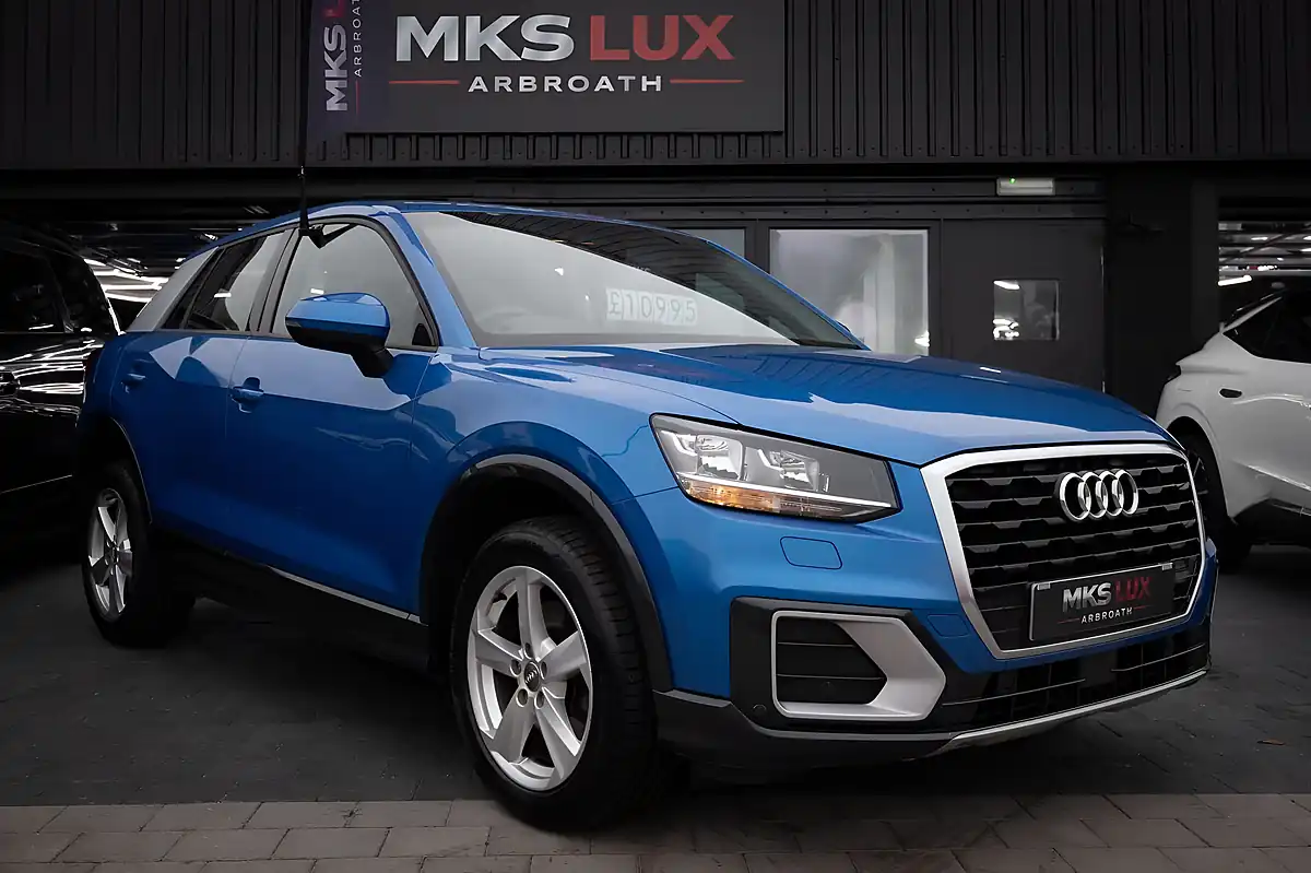 Used 2018 Audi Q2 Sport Blue - Interior and Exterior details 4