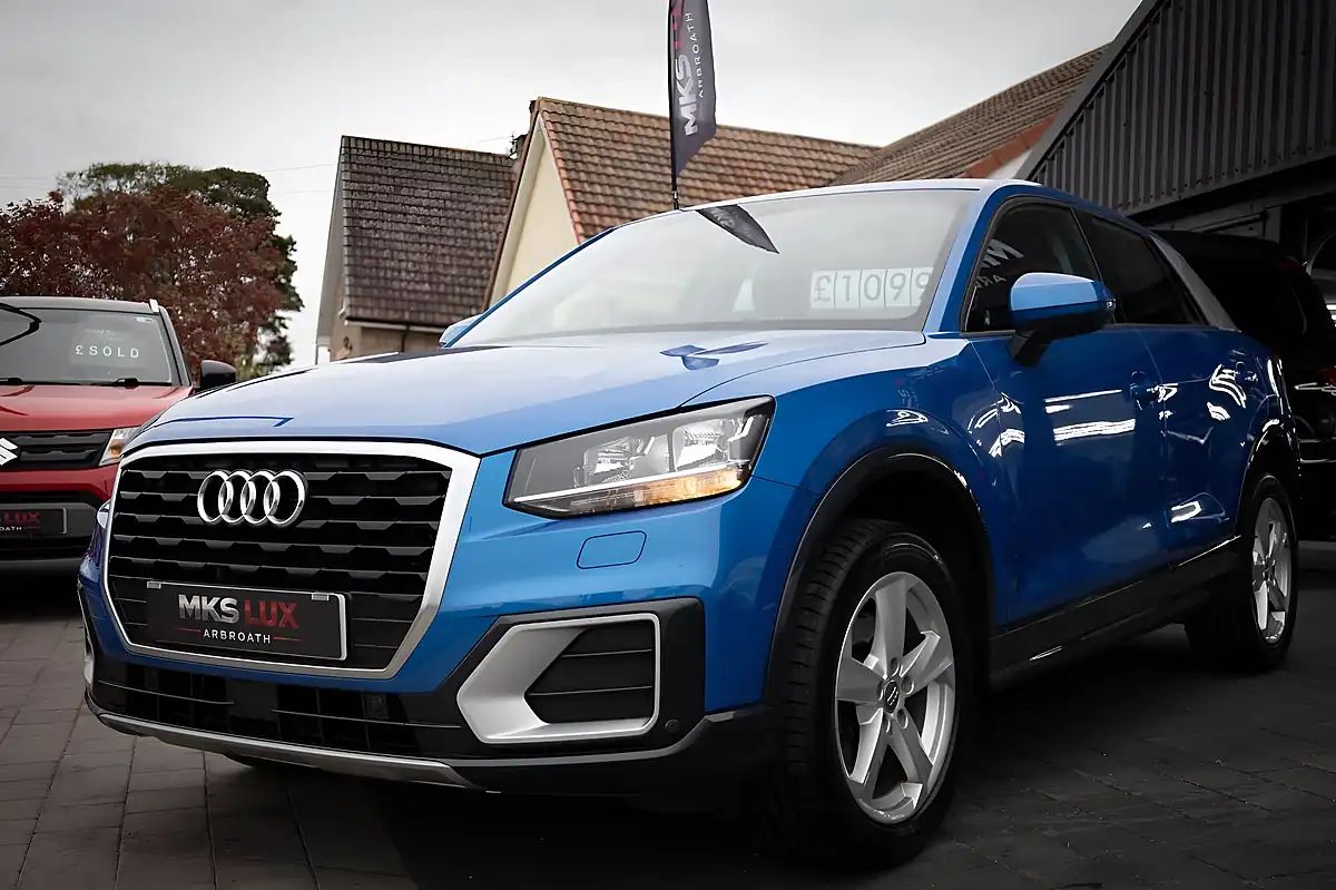 Used 2018 Audi Q2 Sport Blue - Interior and Exterior details 6