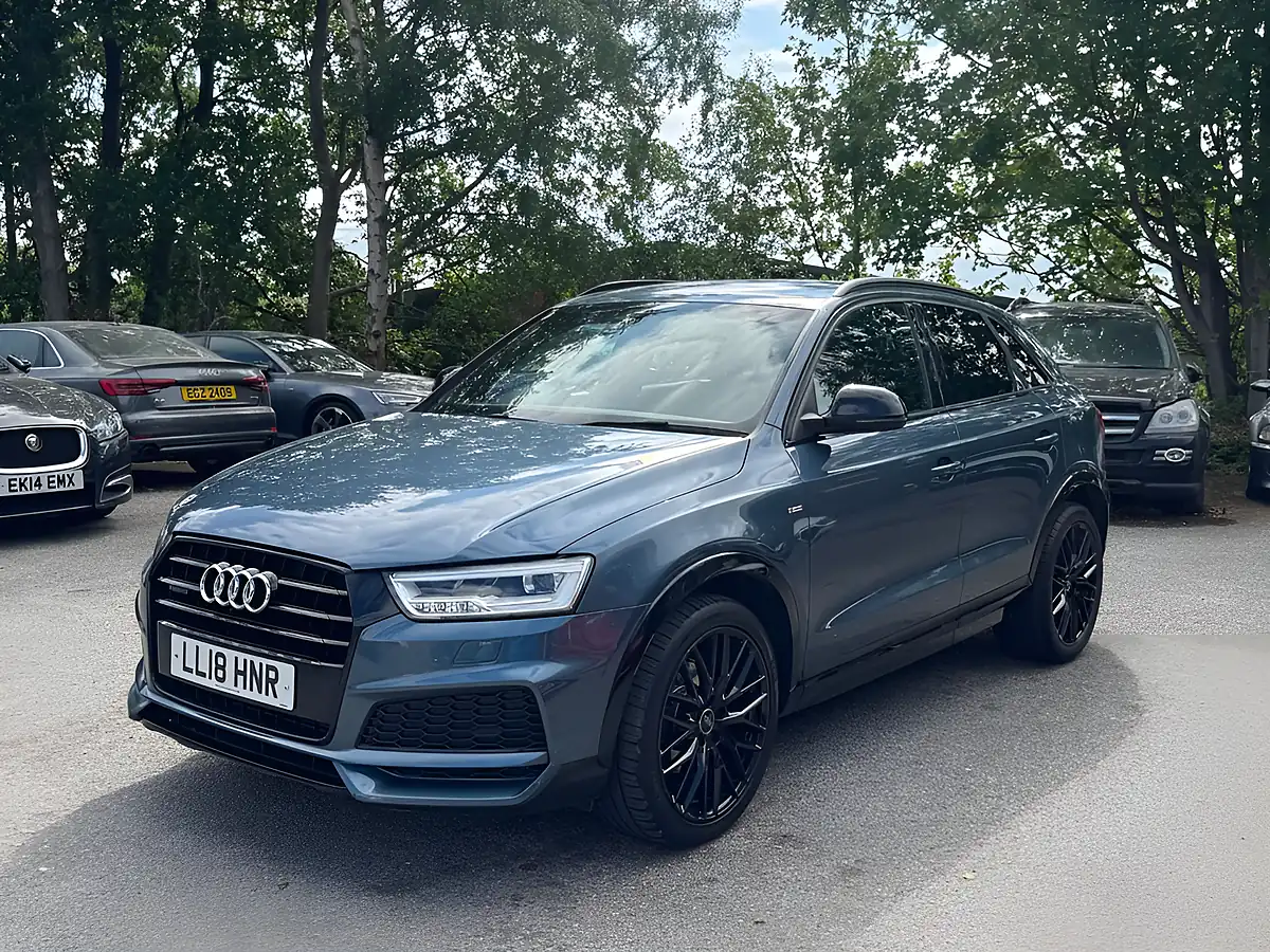 Used 2018 Audi Q3 Black Edition Blue - Interior and Exterior details 2