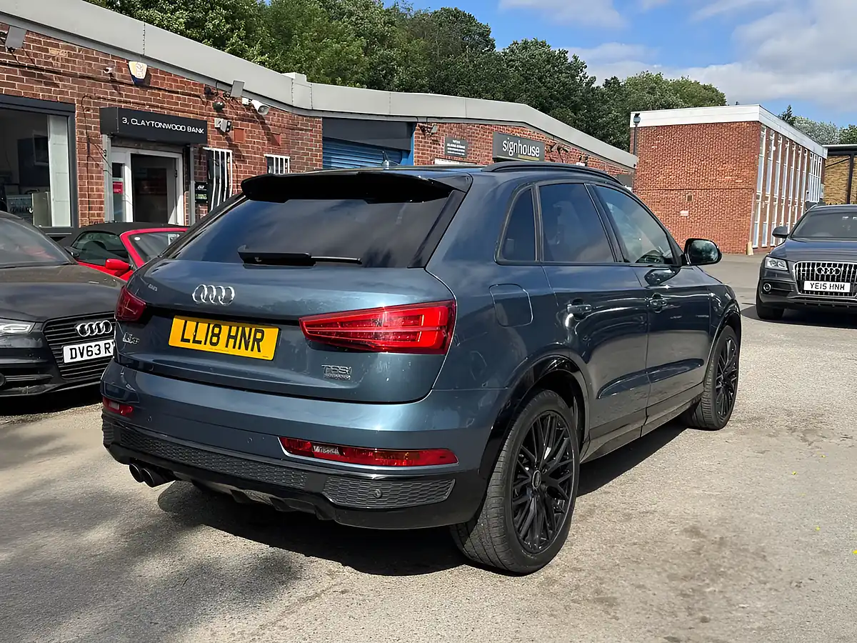 Used 2018 Audi Q3 Black Edition Blue - Interior and Exterior details 3