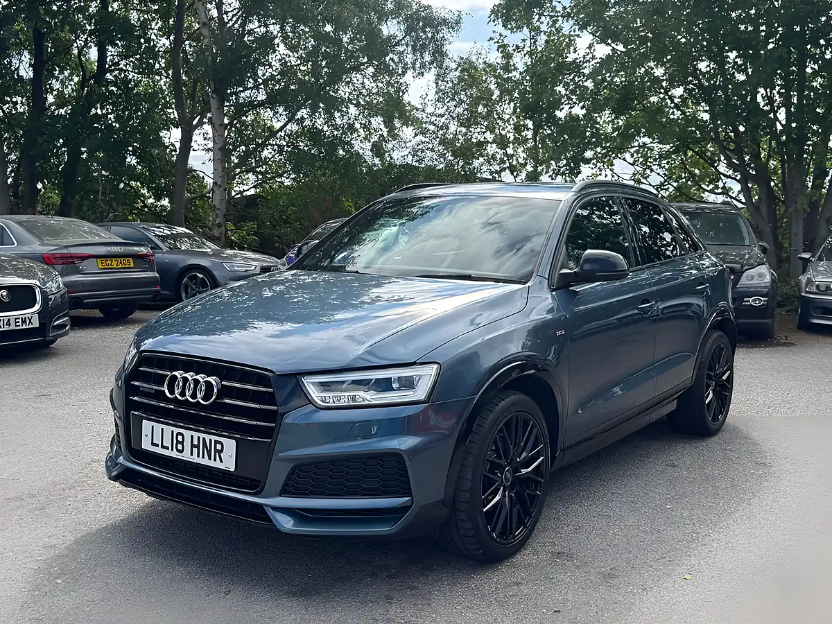 Used 2018 Audi Q3 Black Edition Blue - Interior and Exterior details 5