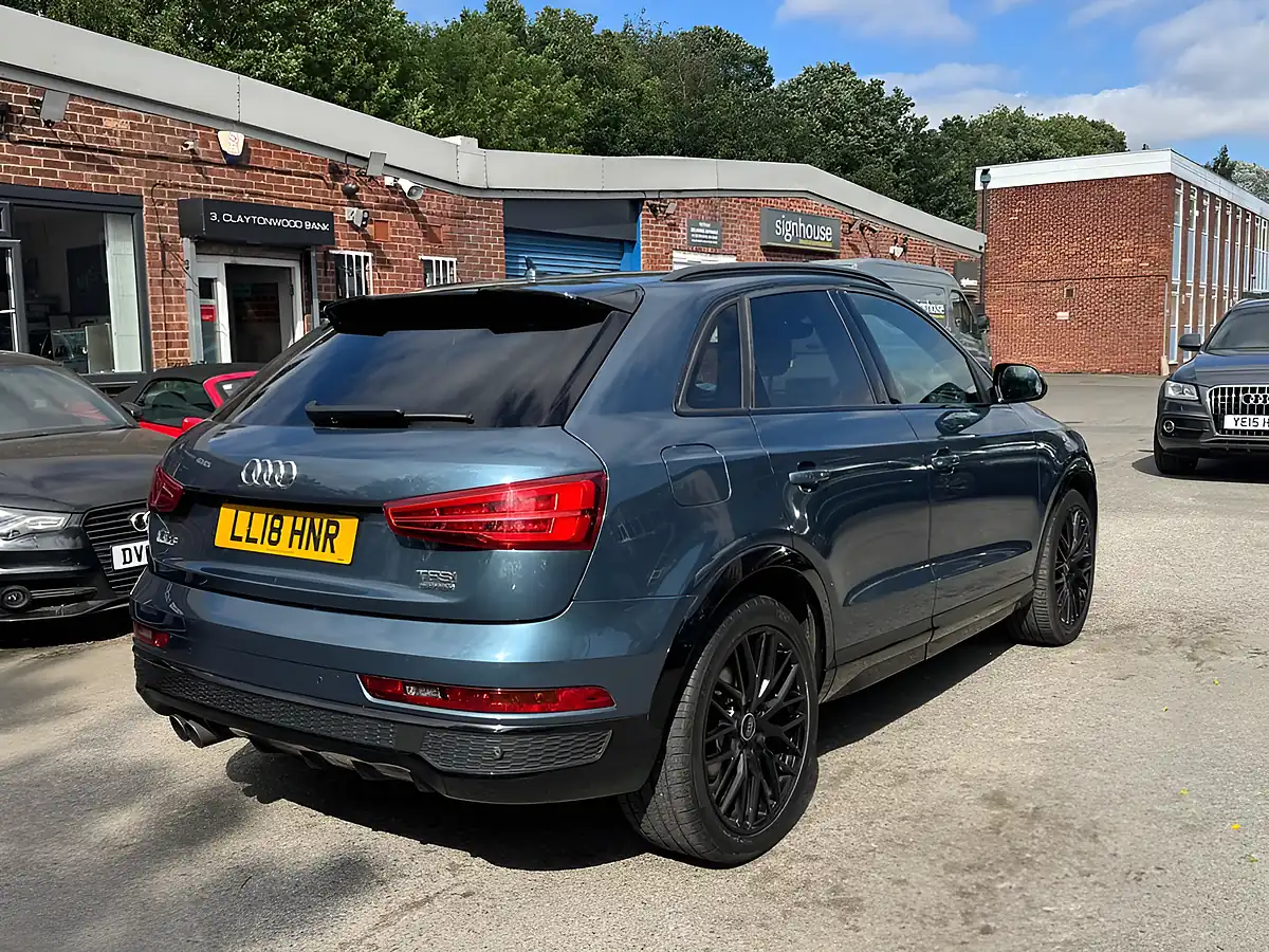 Used 2018 Audi Q3 Black Edition Blue - Interior and Exterior details 7