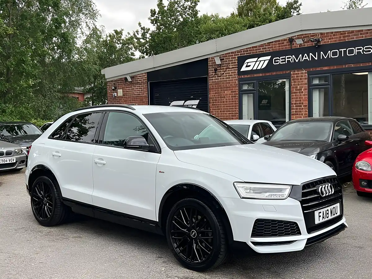 Used 2018 Audi Q3 Black Edition White - Front View