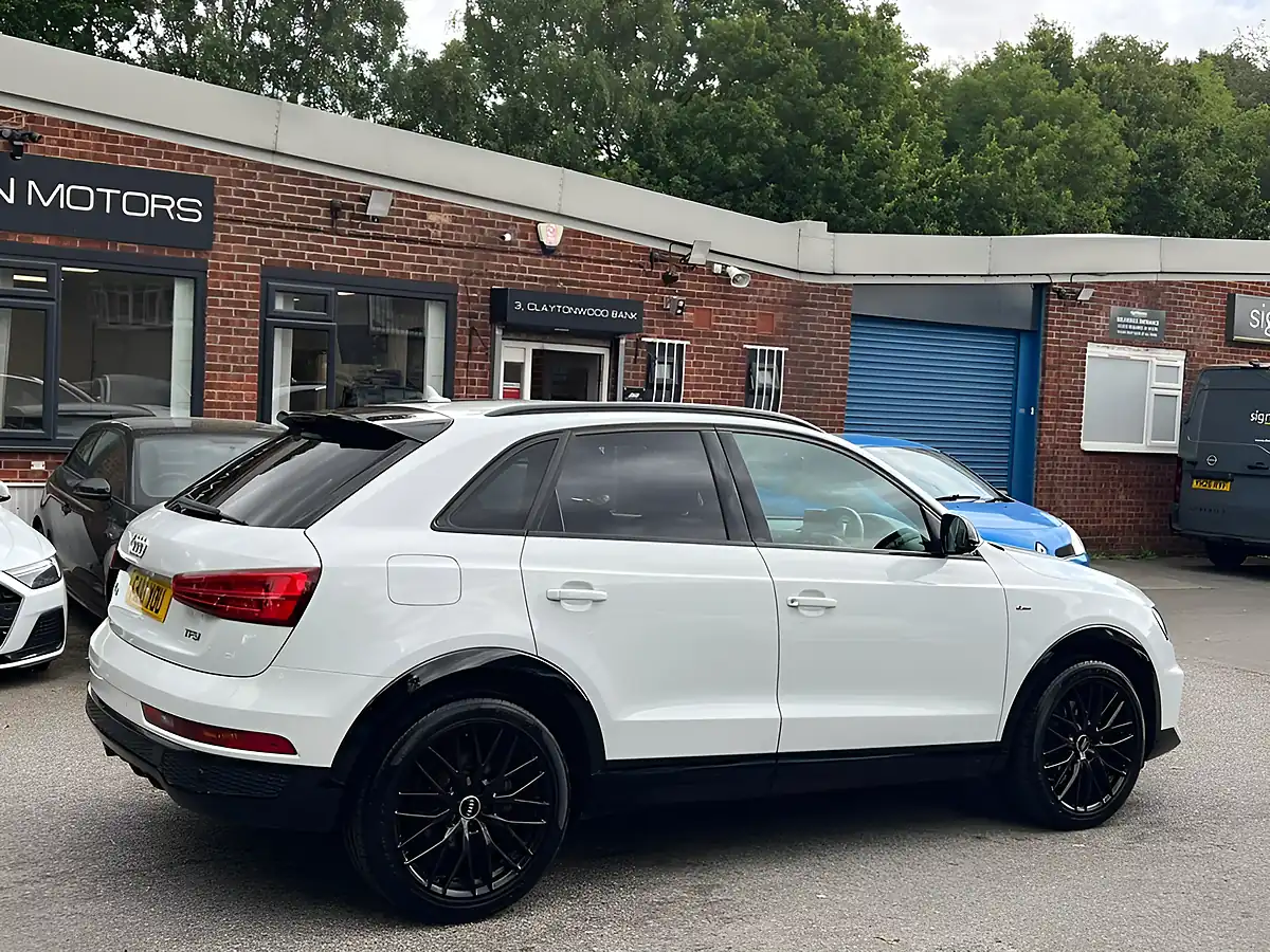 Used 2018 Audi Q3 Black Edition White - Interior and Exterior details 9