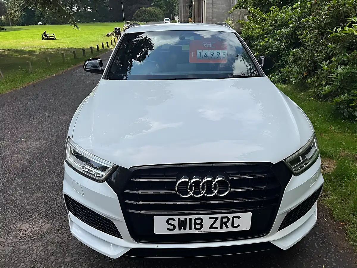 Used 2018 Audi Q3 Black Edition White - Interior and Exterior details 10