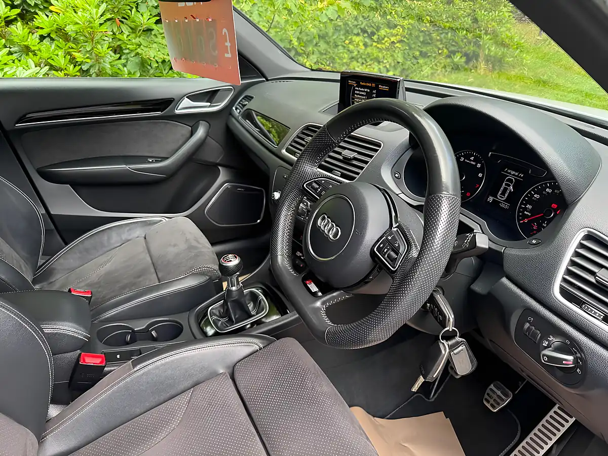 Used 2018 Audi Q3 Black Edition White - Interior and Exterior details 12
