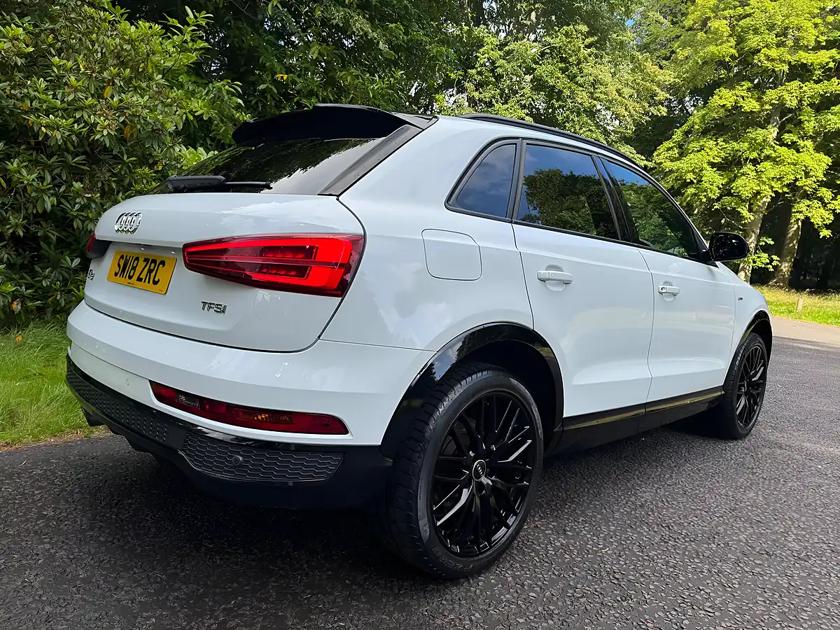 Used 2018 Audi Q3 Black Edition White - Interior and Exterior details 6