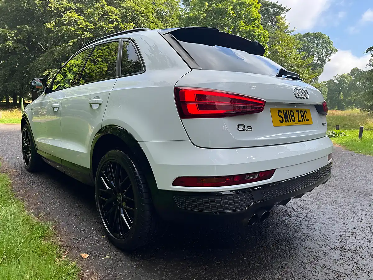 Used 2018 Audi Q3 Black Edition White - Interior and Exterior details 7