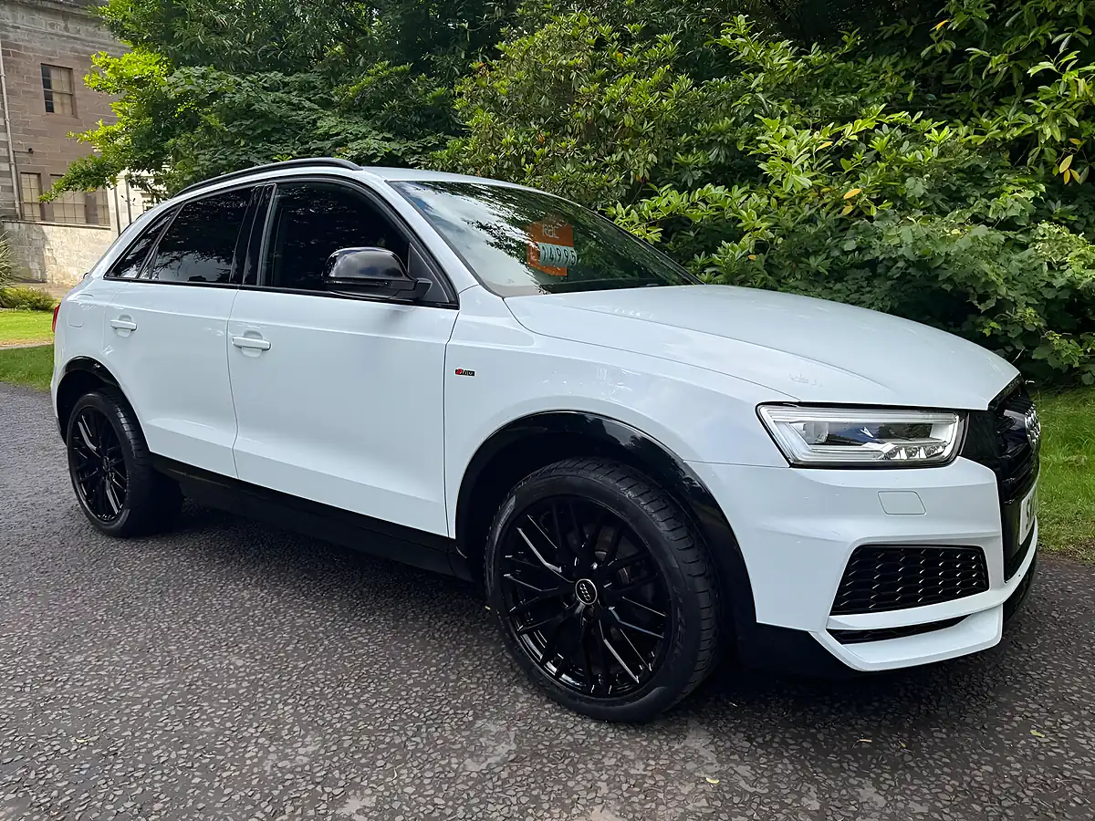 Used 2018 Audi Q3 Black Edition White - Interior and Exterior details 9
