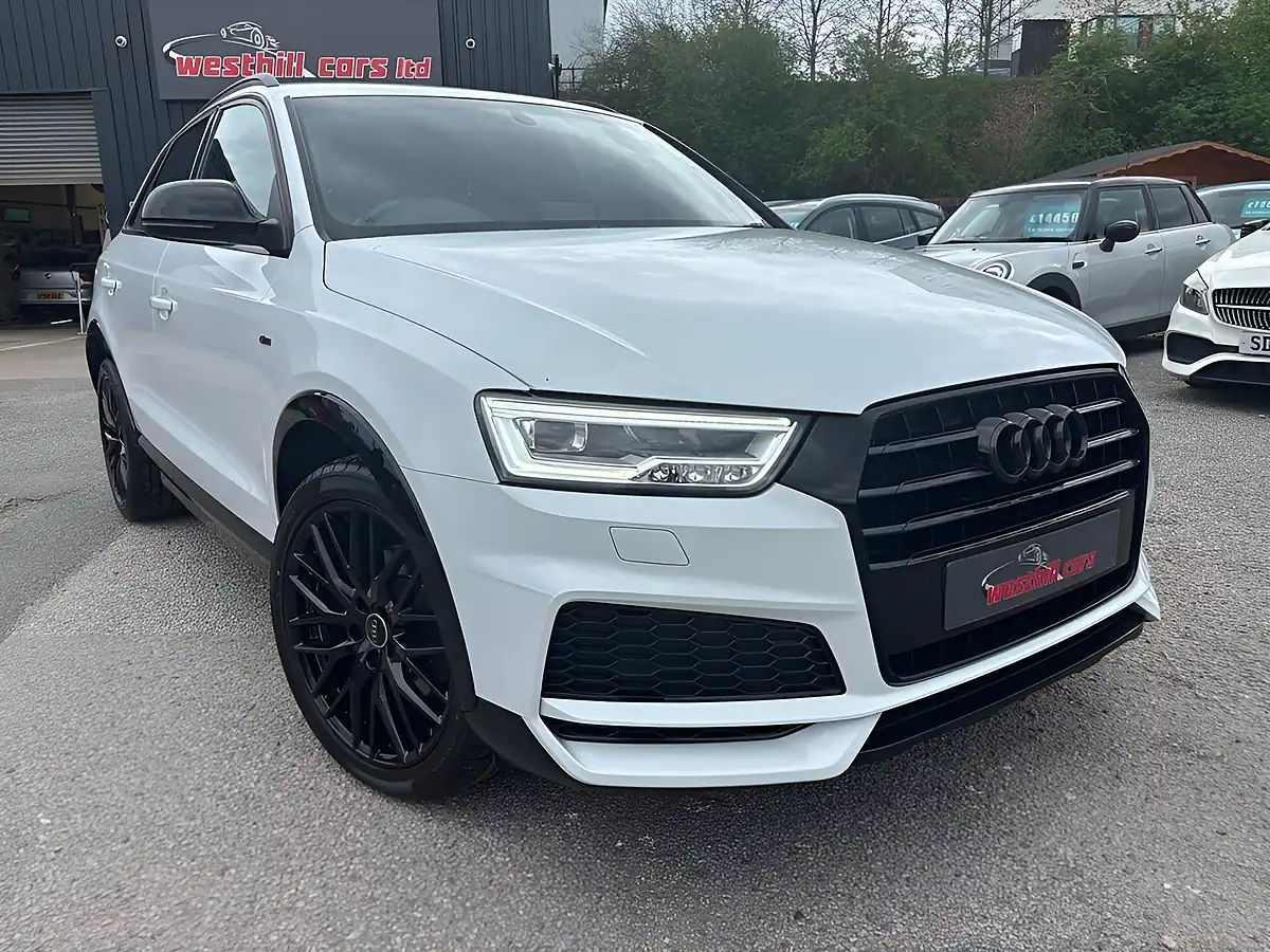 Used 2018 Audi Q3 Black Edition White - Interior and Exterior details 4
