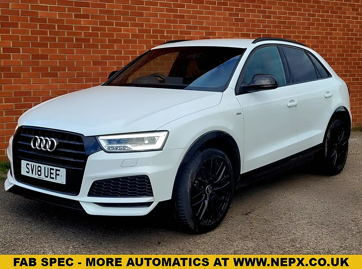 Used 2018 Audi Q3 Black Edition White - Front View