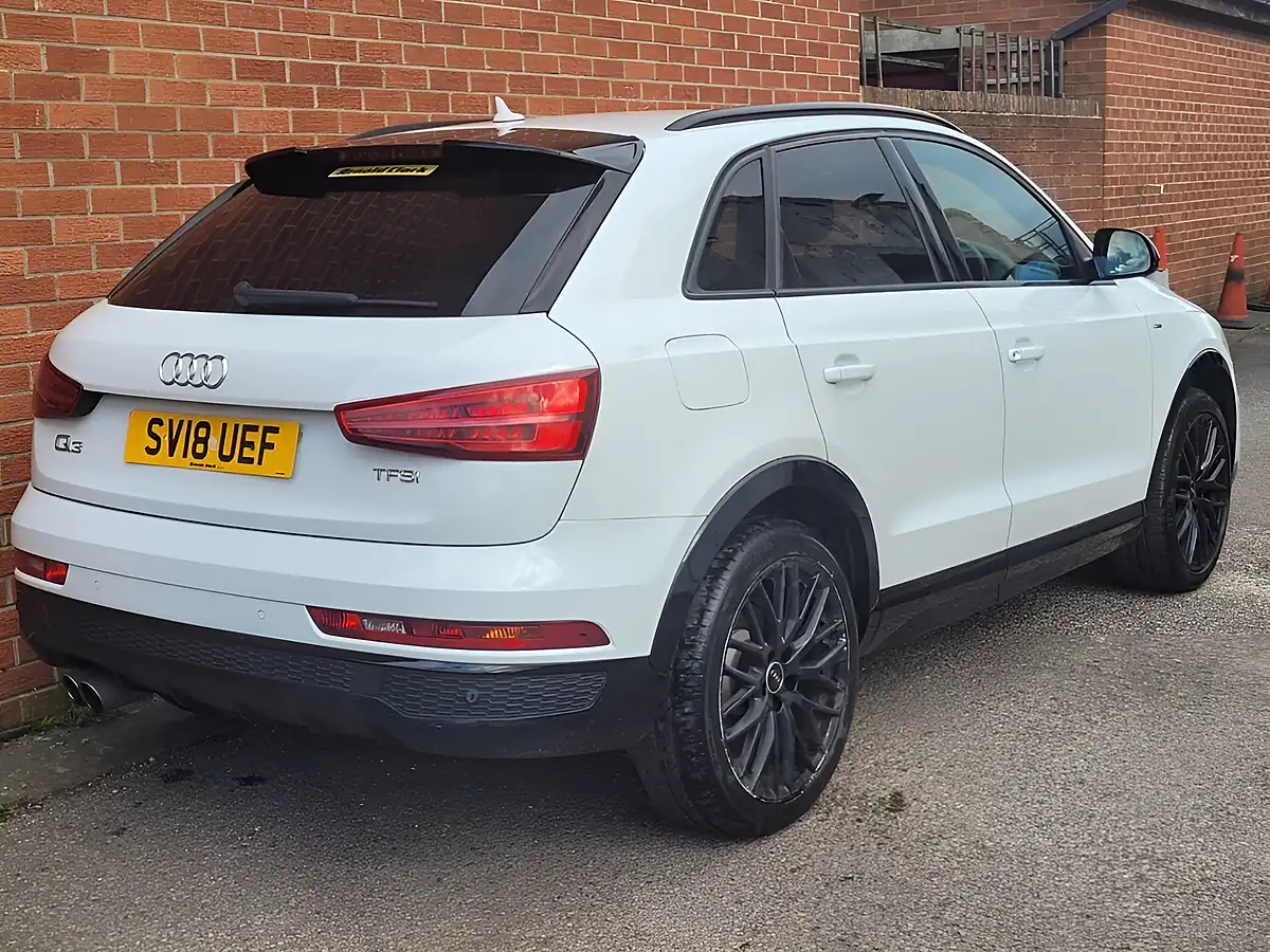 Used 2018 Audi Q3 Black Edition White - Interior and Exterior details 6