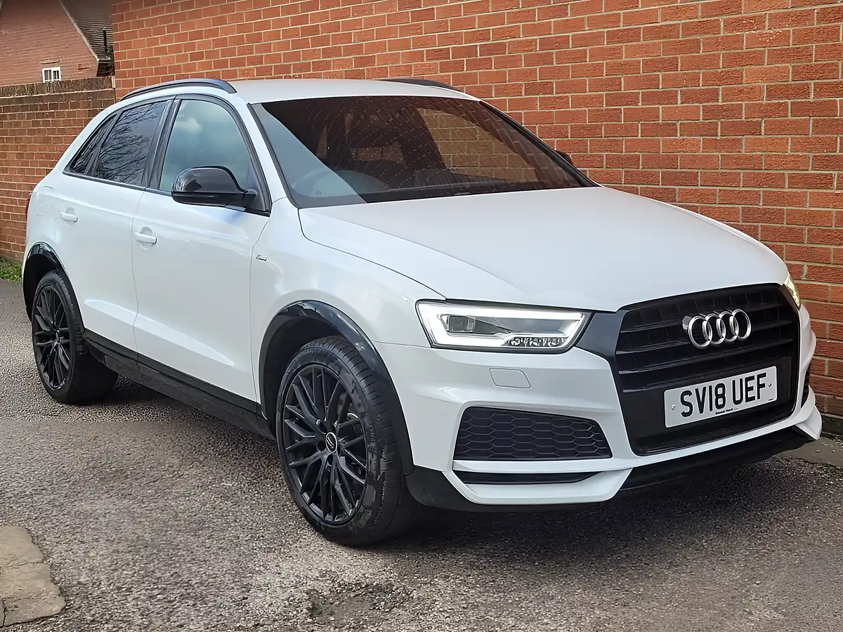 Used 2018 Audi Q3 Black Edition White - Interior and Exterior details 8