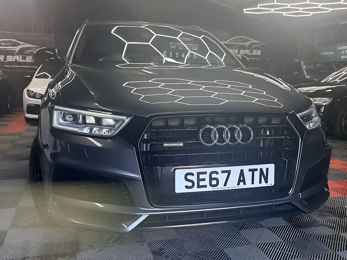 Used 2018 Audi Q3 S Line Black Edition Quattro Grey - Front View