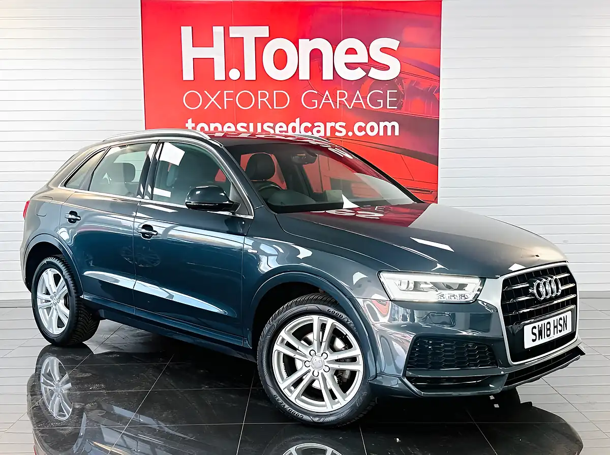 Used 2018 Audi Q3 S Line Edition Grey - Front View