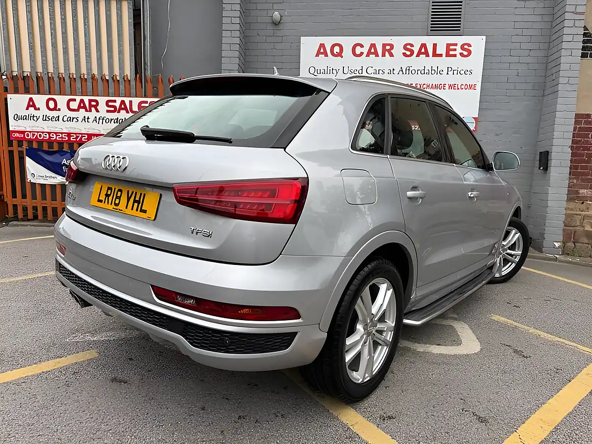 Used 2018 Audi Q3 S Line Edition Silver - Interior and Exterior details 7