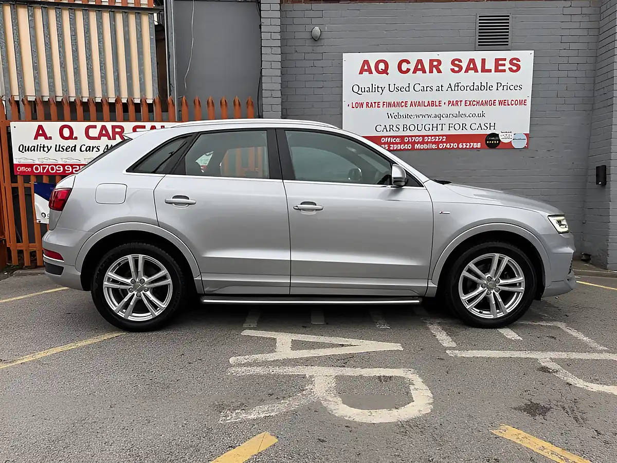 Used 2018 Audi Q3 S Line Edition Silver - Interior and Exterior details 8