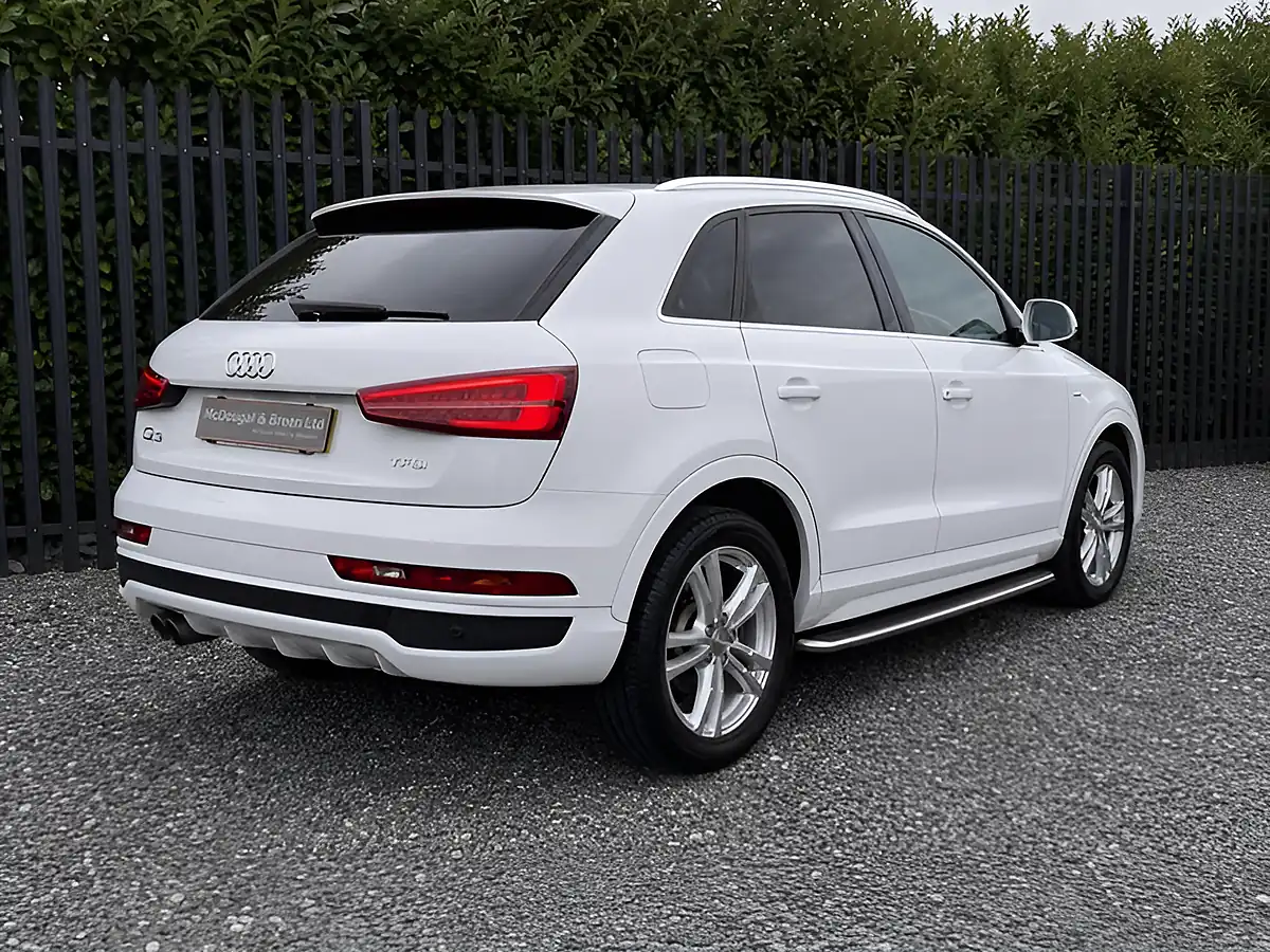 Used 2018 Audi Q3 S Line Edition White - Interior and Exterior details 5