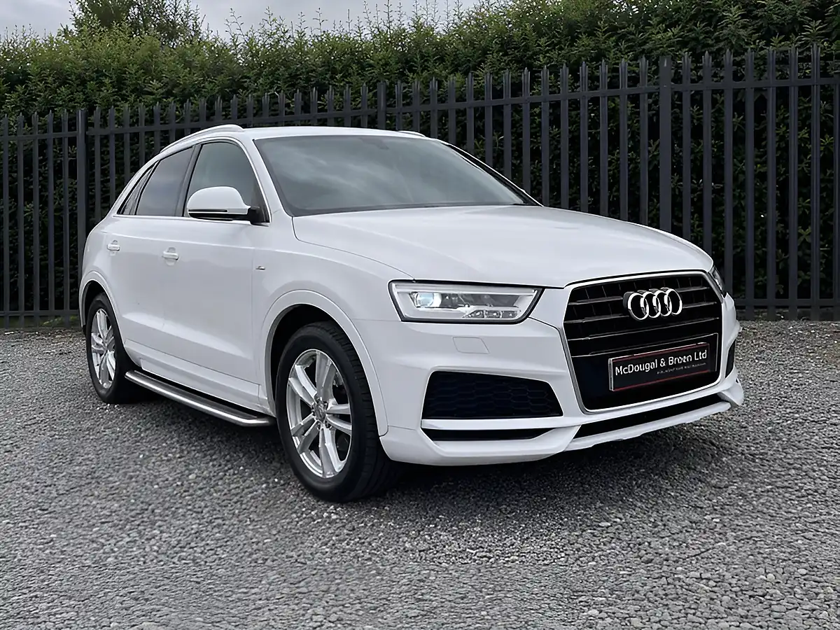 Used 2018 Audi Q3 S Line Edition White - Interior and Exterior details 7