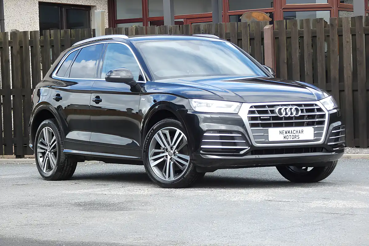 Used 2018 Audi Q5 S Line Black - Front View