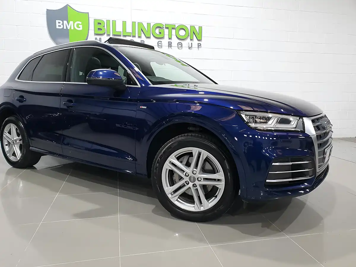 Used 2018 Audi Q5 S Line Blue - Interior and Exterior details 12