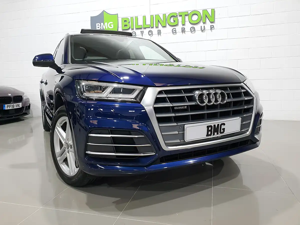 Used 2018 Audi Q5 S Line Blue - Interior and Exterior details 13