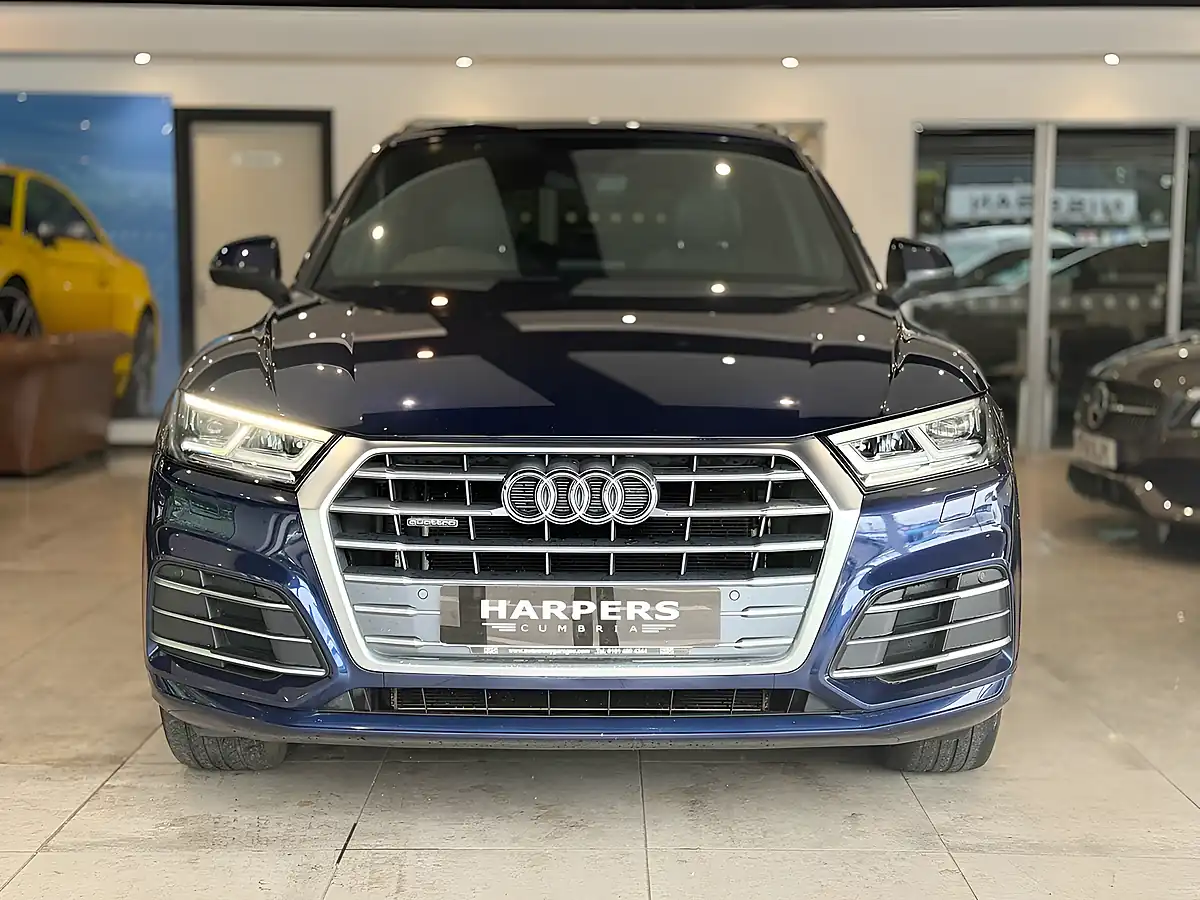 Used 2018 Audi Q5 S Line Blue - Interior and Exterior details 2