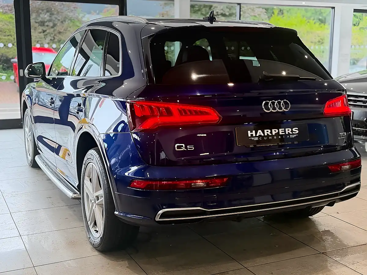 Used 2018 Audi Q5 S Line Blue - Interior and Exterior details 5