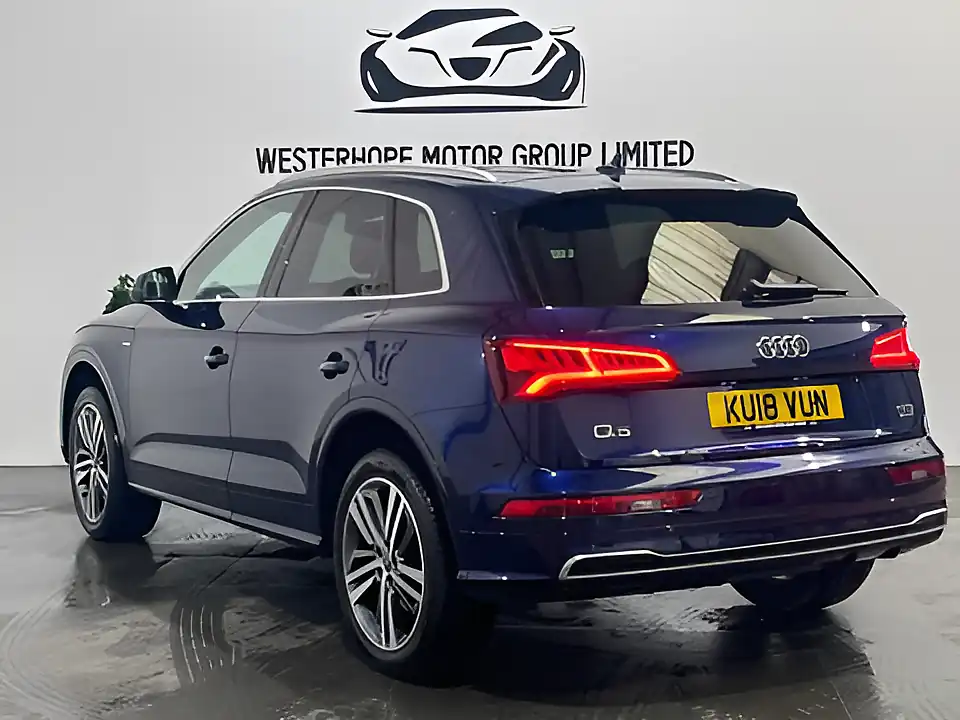 Used 2018 Audi Q5 S Line Blue - Interior and Exterior details 12