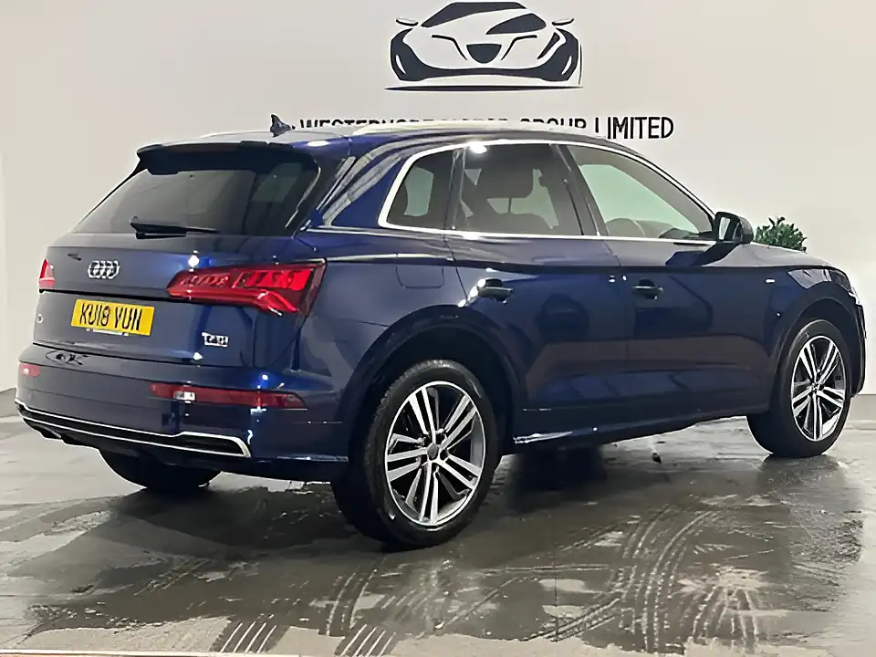 Used 2018 Audi Q5 S Line Blue - Interior and Exterior details 4