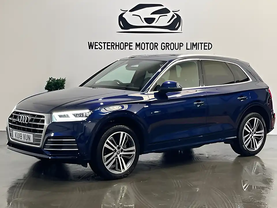Used 2018 Audi Q5 S Line Blue - Interior and Exterior details 9