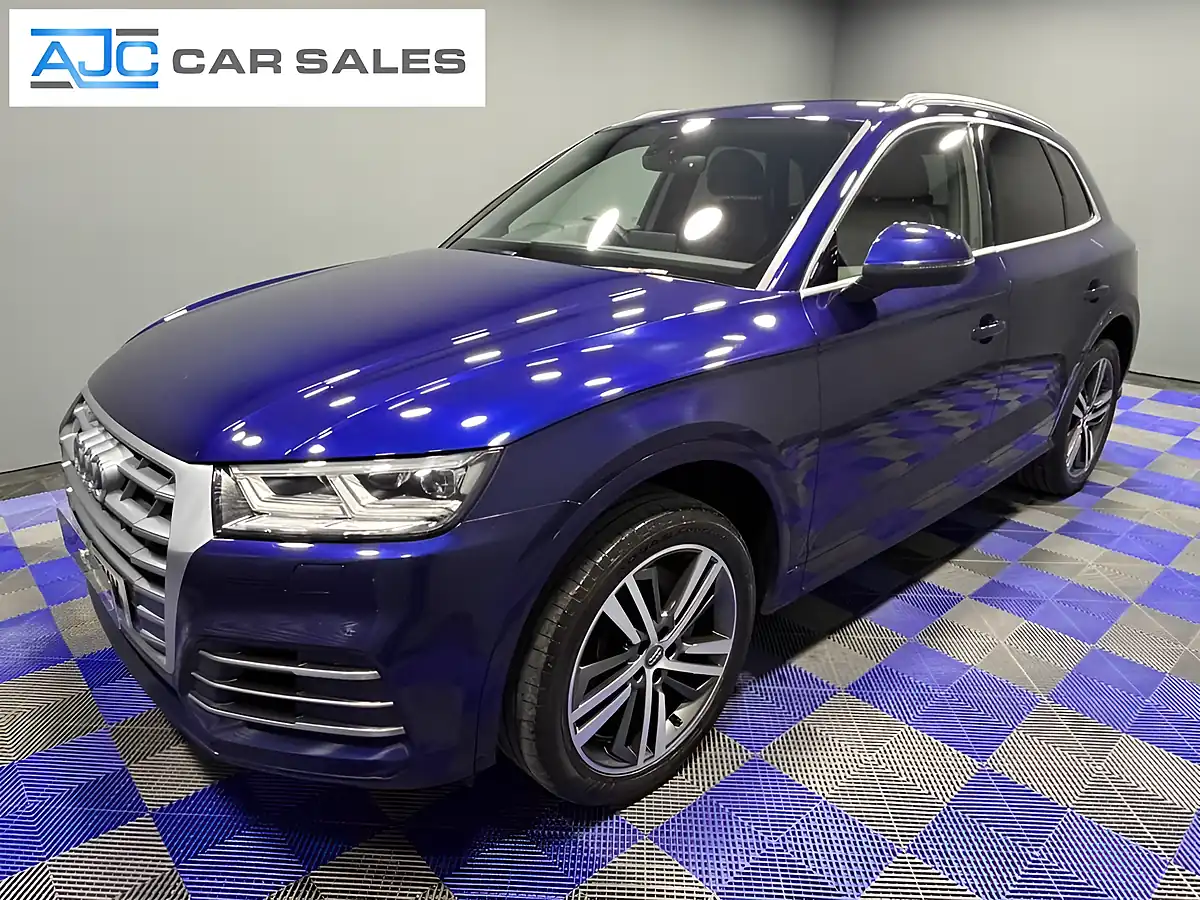 Used 2018 Audi Q5 S Line Nevarra Blue - Front View