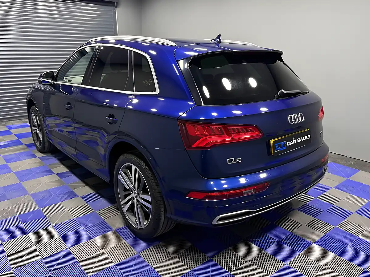 Used 2018 Audi Q5 S Line Nevarra Blue - Interior and Exterior details 12