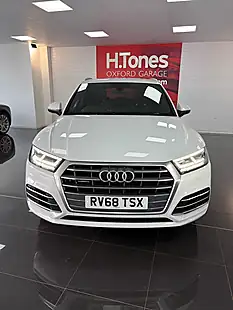 Used 2018 Audi Q5 S Line White - Interior and Exterior details 13