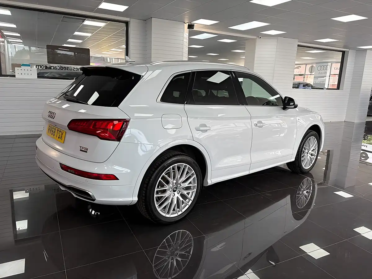 Used 2018 Audi Q5 S Line White - Interior and Exterior details 4