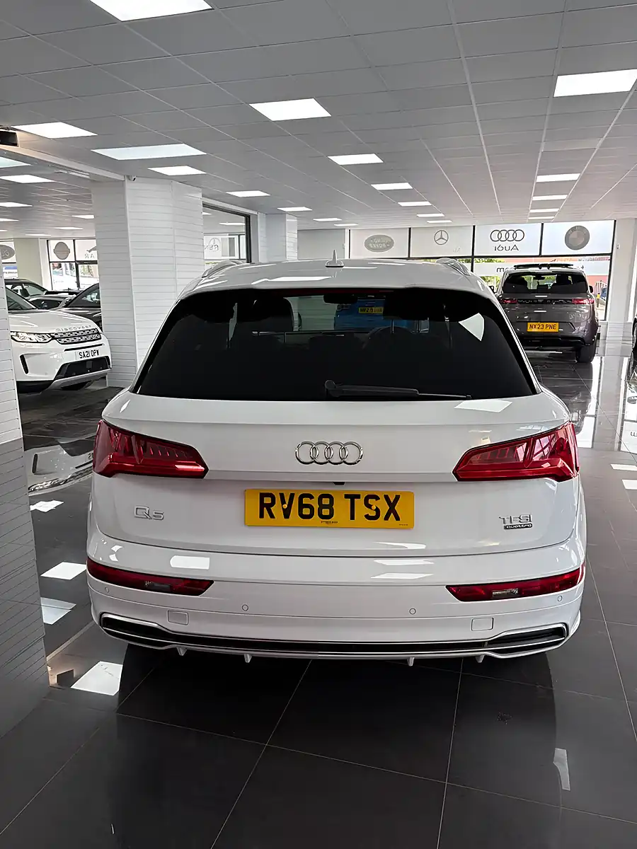 Used 2018 Audi Q5 S Line White - Interior and Exterior details 6
