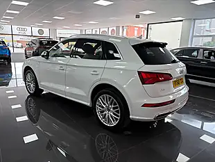 Used 2018 Audi Q5 S Line White - Interior and Exterior details 8