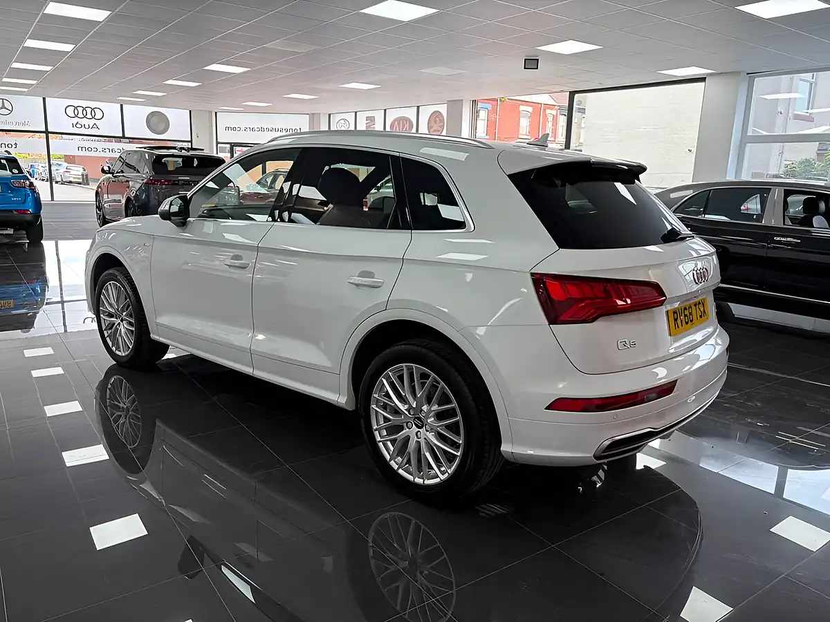 Used 2018 Audi Q5 S Line White - Interior and Exterior details 8