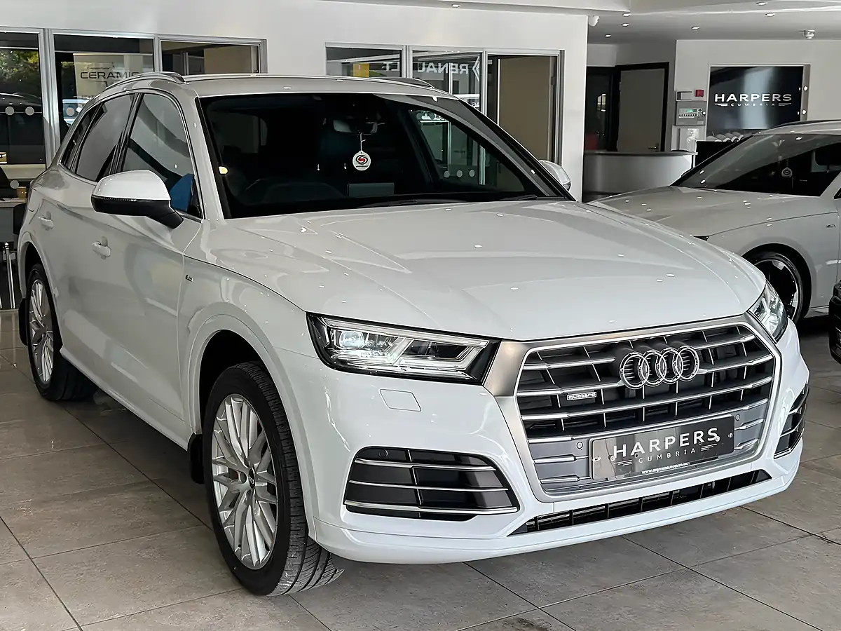 Used 2018 Audi Q5 S Line White - Interior and Exterior details 15