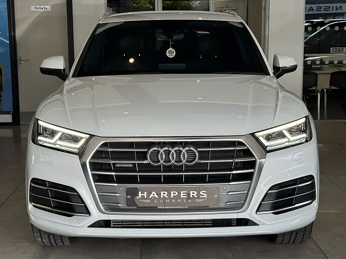 Used 2018 Audi Q5 S Line White - Interior and Exterior details 3
