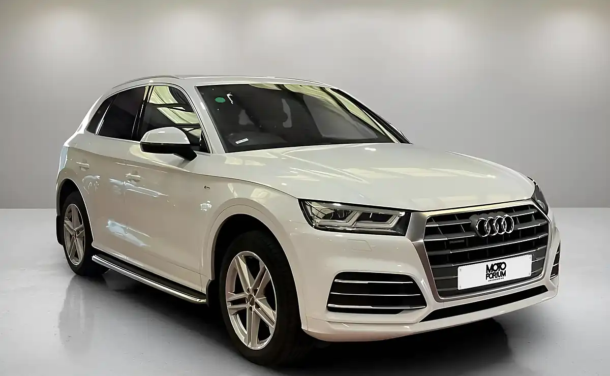 Used 2018 Audi Q5 S Line White - Front View