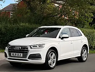 Used 2018 Audi Q5 S Line White - Interior and Exterior details 14