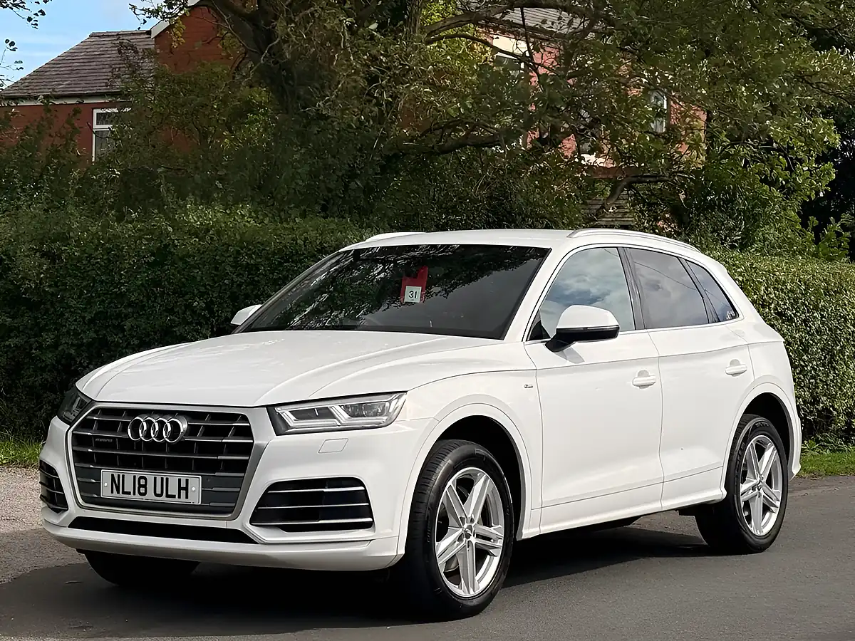 Used 2018 Audi Q5 S Line White - Interior and Exterior details 14