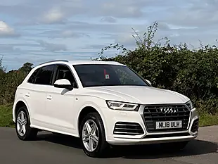 Used 2018 Audi Q5 S Line White - Interior and Exterior details 2