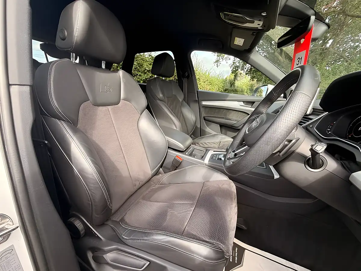 Used 2018 Audi Q5 S Line White - Interior and Exterior details 3