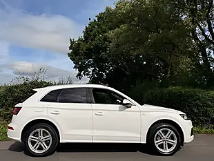 Used 2018 Audi Q5 S Line White - Interior and Exterior details 5