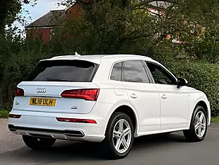 Used 2018 Audi Q5 S Line White - Interior and Exterior details 8