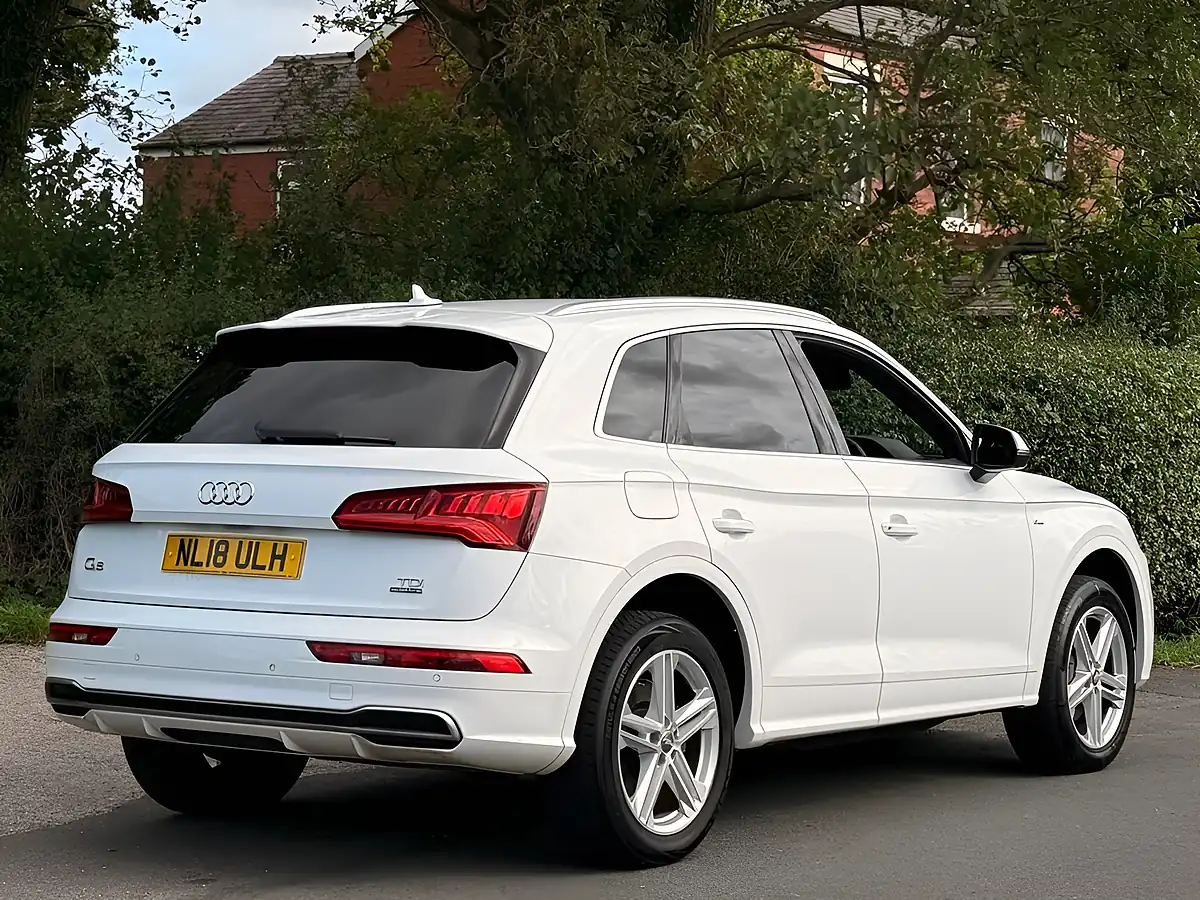 Used 2018 Audi Q5 S Line White - Interior and Exterior details 8